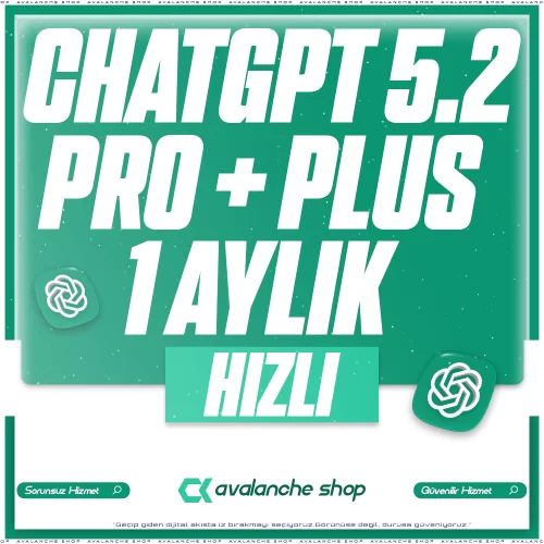  1 AYLIK  ChatGPT 5.2 Plus + PRO