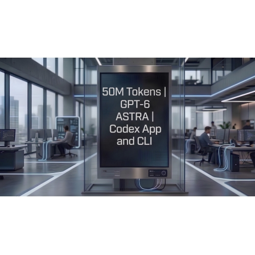  50M Tokens  GPT-6 ASTRA  Codex App and CLI