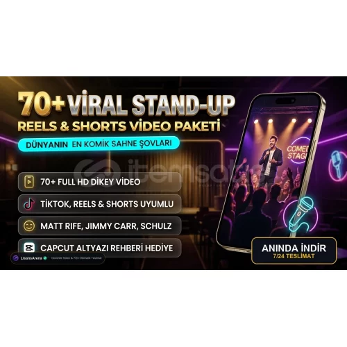 70+ Viral Stand-Up  Sahne Kiti  Reels, Shorts,