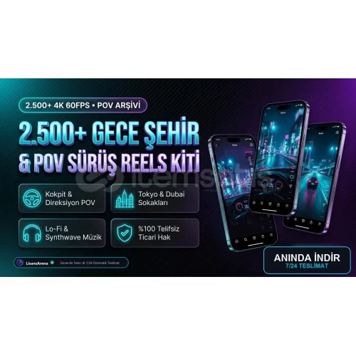 2.500+ Gece Şehir  POV Reels  Tokyo  Dubai 4K