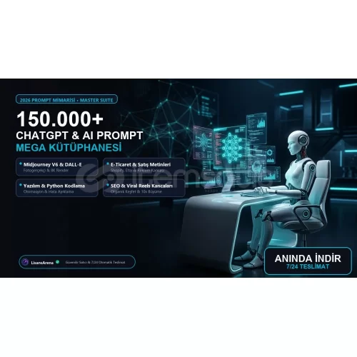 150.000+ ChatGPT  AI Prompt Mega Kütüphanesi