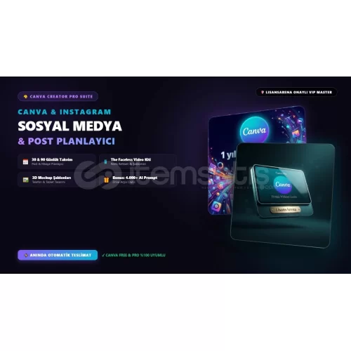 Canva Sosyal Medya ve Post Planlayıcı Kiti