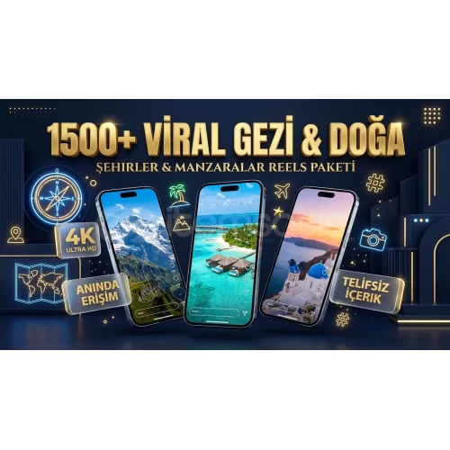 1500+ Viral Gezi  Doğa Kiti  Şehirler, Tatil
