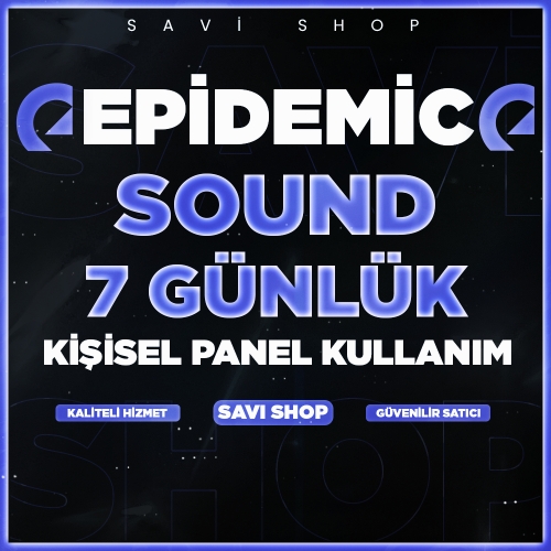  EPİDEMİC SOUND 1 HAFTA KİŞİSEL KULLANIM