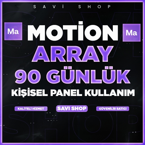  MOTİON ARRAY 3 AY KİŞİSEL KULLANIM