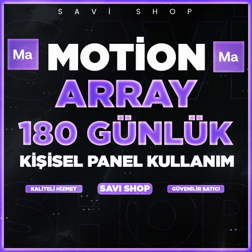 MOTİON ARRAY 6 AY KİŞİSEL KULLANIM