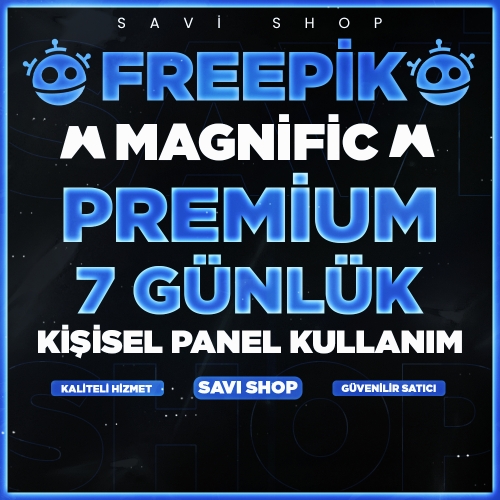  FREEPİK MAGNİFİC 1 HAFTA KİŞİSEL KULLANIM