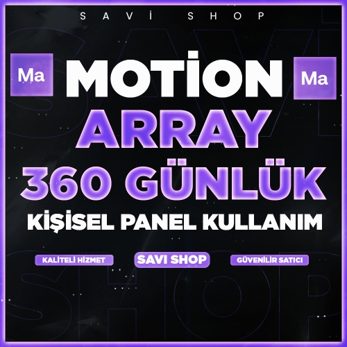  MOTİON ARRAY 12 AY KİŞİSEL KULLANIM