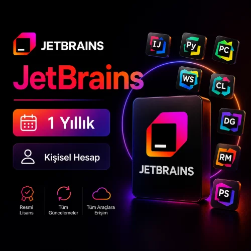 GARANTİLİ - JetBrains 1 Yıllık Kişisel Hesap