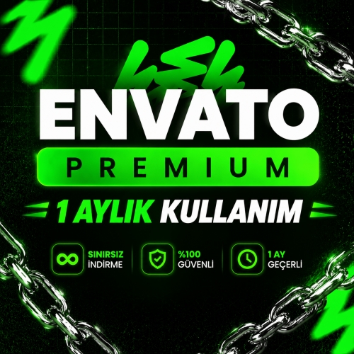  1 Aylık Envato Üyelik + 15 GÜN HEDİYE