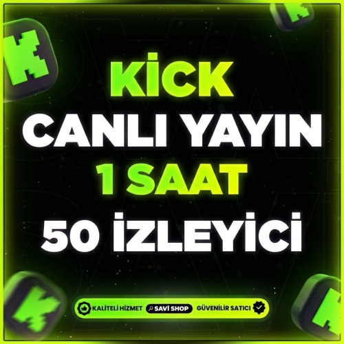  KİCK 1 SAAT 50 CANLI YAYIN İZLEYİCİ