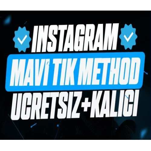  2 ADET MAVİ TİK✔️ METHODU ÜCRETSİZ+KALICI
