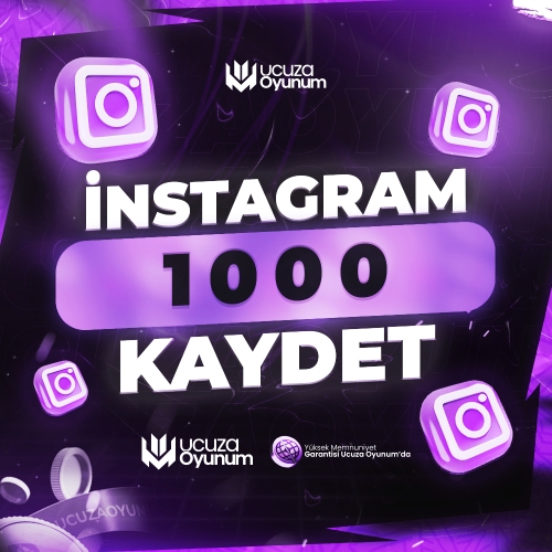  ⚡ ÇALIŞIYOR - Instagram 1.000 Kaydetme - Premium Servis