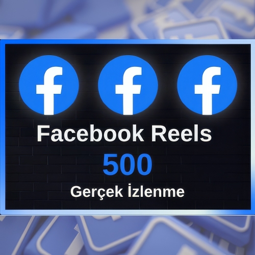  Reels Facebook Görüntülemeleri 500 Adet