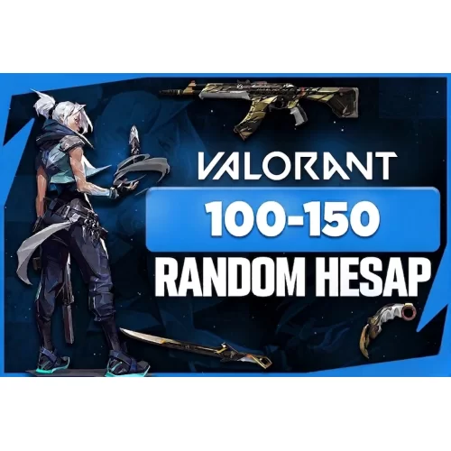  Valorant 100-150 Skinli Random Hesap