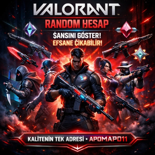 VALORANT RANDOM HESAP VANDAL,PHANTOM 50-150 SKİN GARANTİLİ HESAP