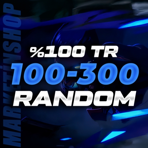  100TR  100-300 SKIN HESAP GARANTİLİ