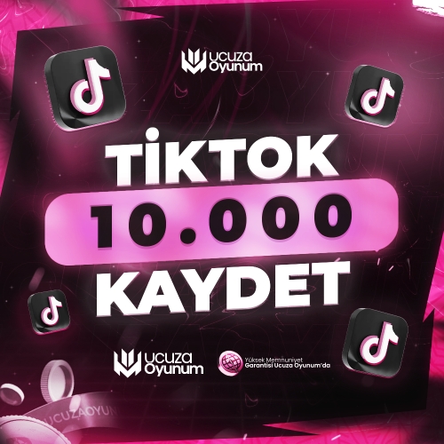  ⚡ ÇALIŞIYOR - TikTok 10.000 Kaydetme - Premium Servis