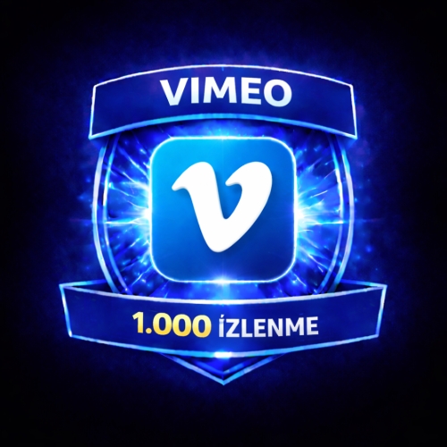  ⚡ VİMEO 1.000 İZLENME ⚡
