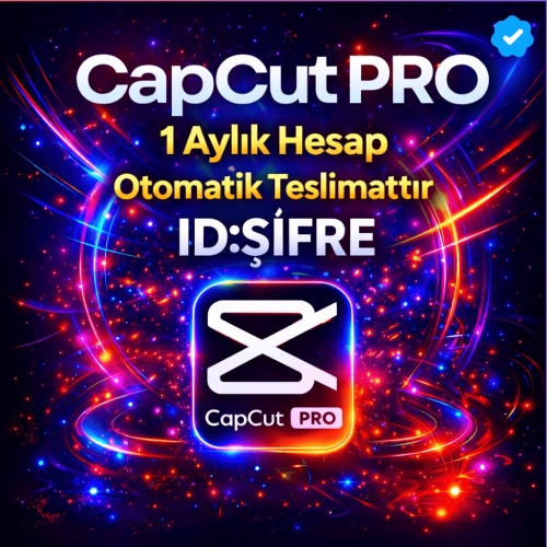 ⭐Capcut PRO - 30 GÜNLÜK HESAP VERİLİR⭐