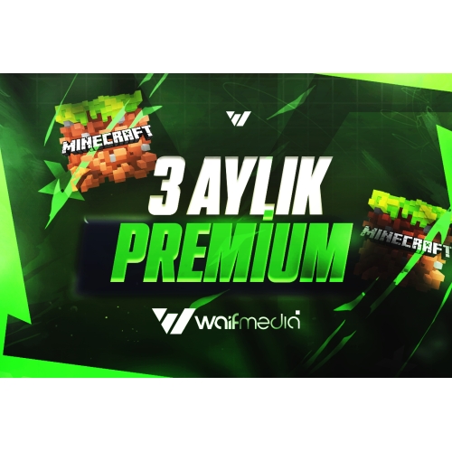  Minecraft 3 Aylık Premium + Garanti
