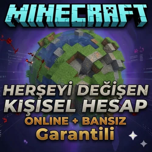  ⭐SINIRSIZ MC JAVA + BEDROCK HESAP GARANTİLİ⭐