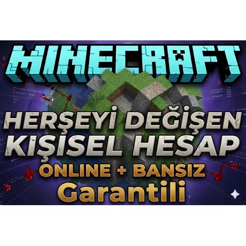  ⭐SINIRSIZ MC JAVA + BEDROCK HESAP GARANTİLİ⭐