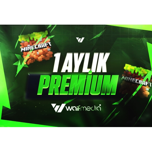  Minecraft 1 Aylık Premium + Garanti
