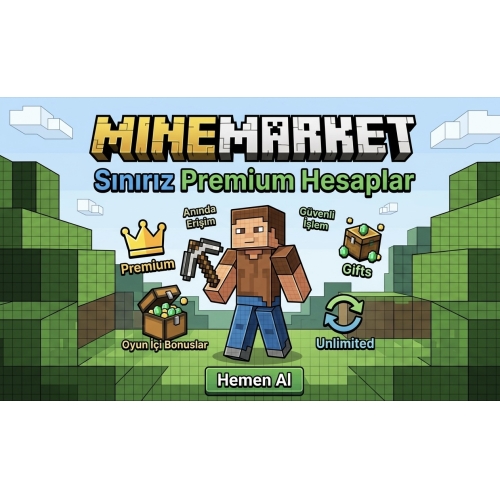  Minecraft hesap premium sınırsız.