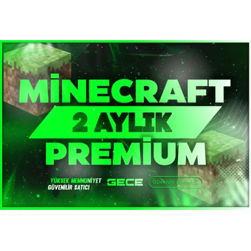 ⭐2 Aylık Minecraft Premium HIZLI TESLİMAT