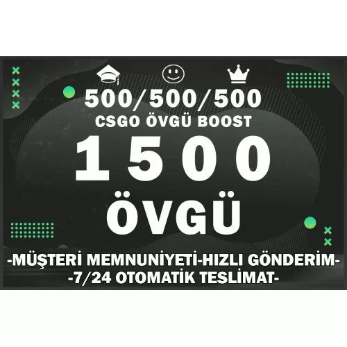  ⭐1.500 ÖVGÜ⭐ CS2 YEŞİL GÜVEN FAKTÖRÜ