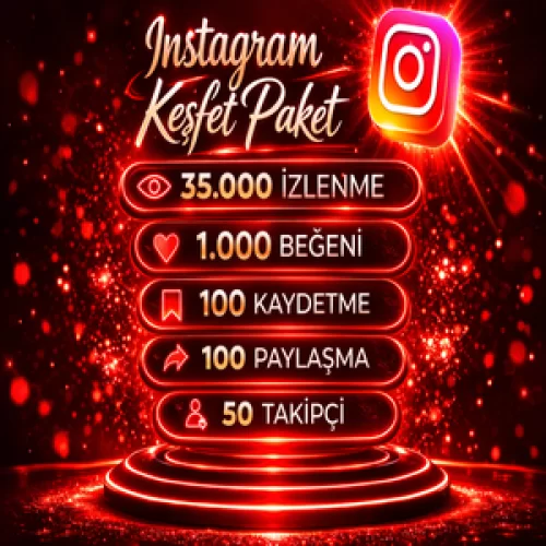  ⭐4X  İNSTAGRAM KEŞFET PAKETİ 2⭐