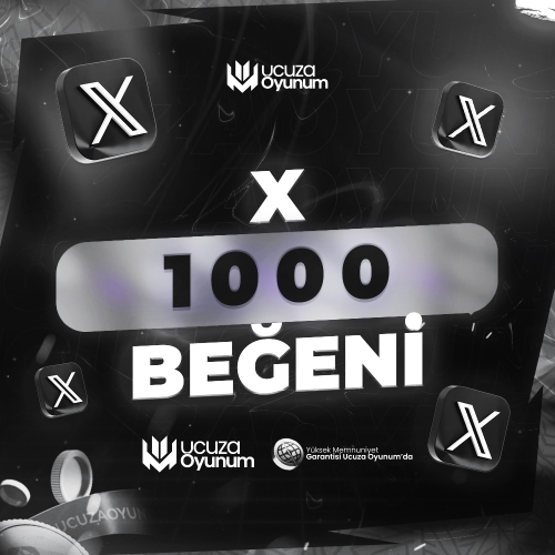  ⚡ ÇALIŞIYOR - Twitter X 1.000 Beğeni