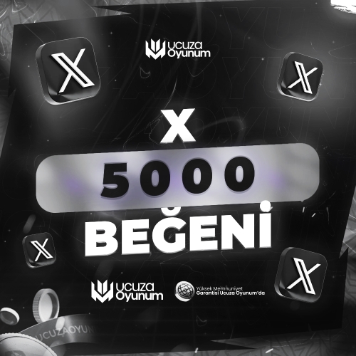  ⚡ ÇALIŞIYOR - Twitter X 5.000 Beğeni