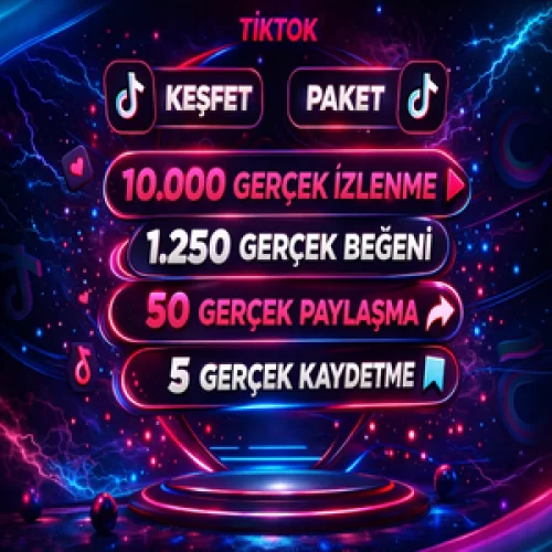 ⭐4X  TİKTOK KEŞFET PAKETİ 1⭐