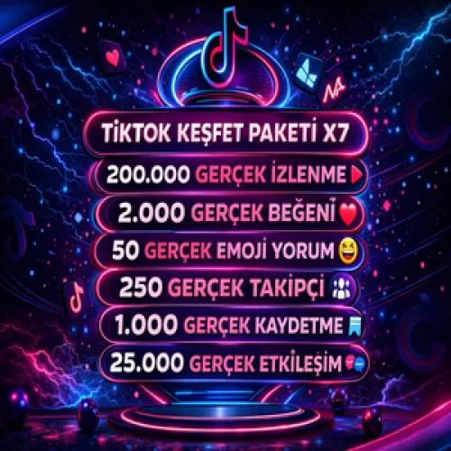  ⭐6X  TİKTOK KEŞFET PAKETİ 6⭐