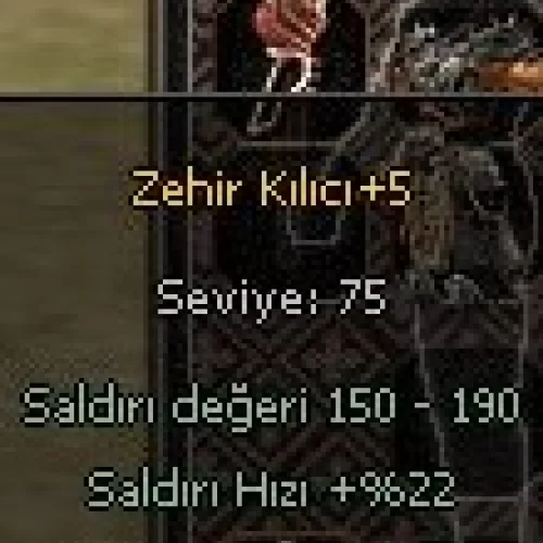  ZEHİR KILICI 14000 TL