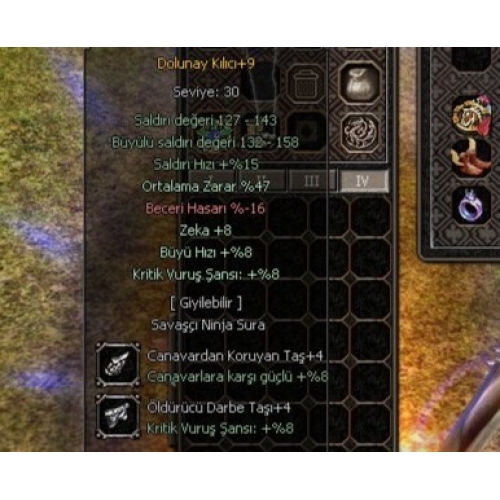  +9 ELİT DOLU SURA DOLUSU KAÇIRMA 47 ORTALAMA 8 ZEKA 8 KRTIK