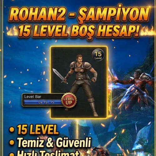 ŞAMPİYON 15 LEVEL NETHİS SANDIK CHARI TANESİ 1000 TL 6 ADET MEVCUT