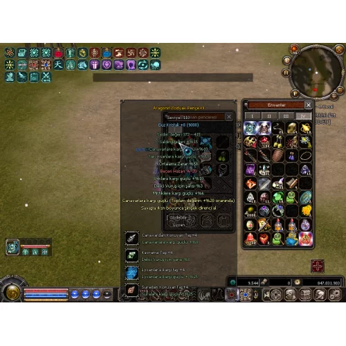  şamp 5 lvl özüt biyo boya bitik lycan at 31 lvl