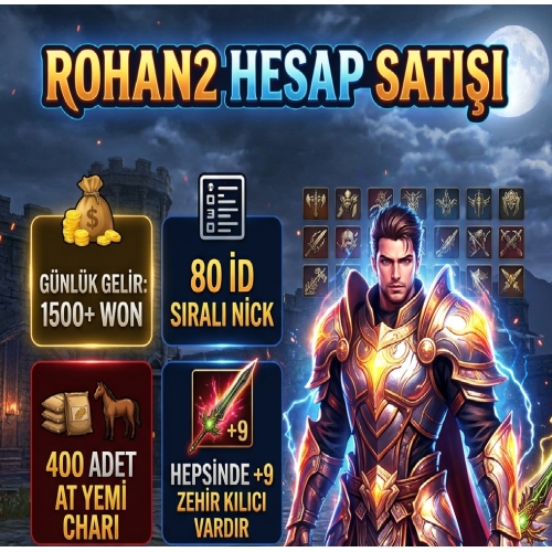 GÜNLÜK 1500 WON GELİRLİ  400 AT YEMİ CHARLARI 80 İD