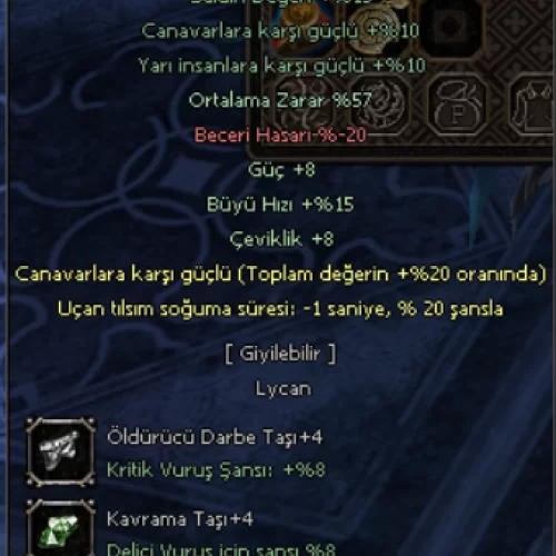  CHAMP 25 DOLU PAKET LYCAN - Kopya #232037 - Kopya #232395 - Kopya #232708