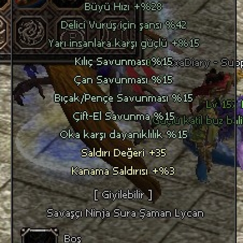  şamp 7 lycan her şeyi İLE DOLU DOLU