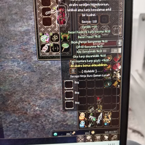  120 lw ws lik savaşçı hesap