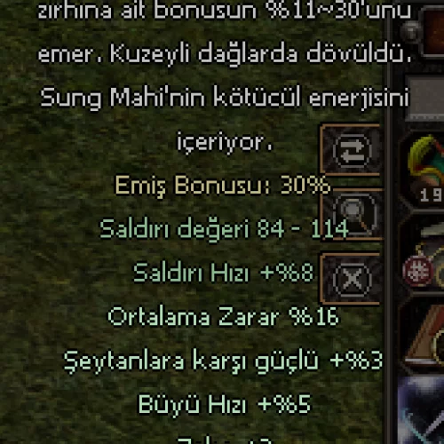 30 EMİŞ KUZEYLİ KANAT 52 ORT 8 ZEKALI HAVALI ÇELİK YAY EMDİRİLİ