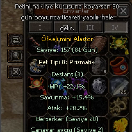  28.2 Atak Tip8 Prizmatik Farmlık Kitaplı Pet