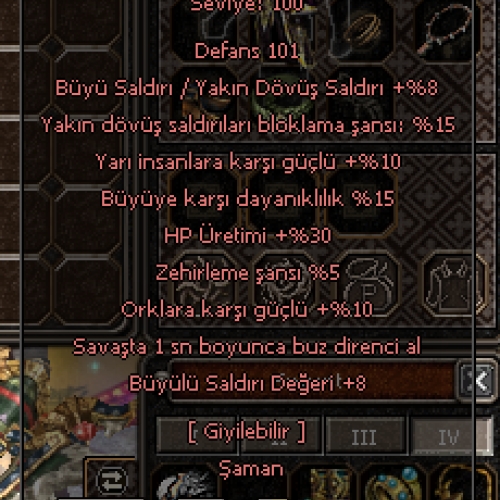  Rohan2 World - +9 Şaman Kaskı Ejderha Şapkası  6-7 Aktif - Kopya #232545 - Kopya #233100