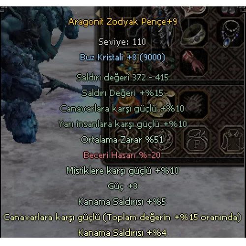 +9 ARAGONİT ZODYAK PENÇE