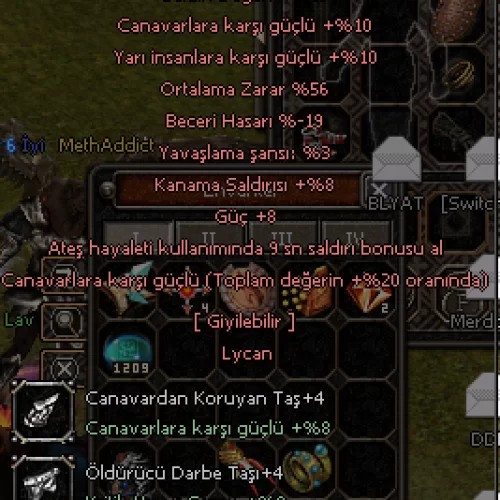  20 CANAVAR ARAGONİT PENÇE + 15 KARA EJDER ZIRHI