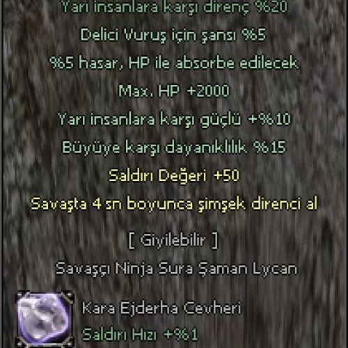  +9 KARA BİLEZİK 50 STR